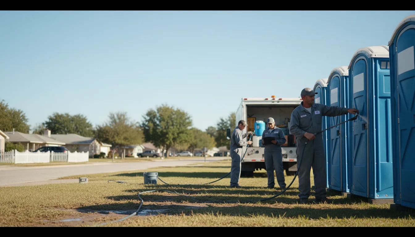 Long-Term Portable Toilet Rental in Denmark, IA near me